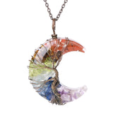 High Quality Natural Bright Sailor Moon Phases Pendant Necklace Long Link Chain Key Shape Weddings Other Featuring Diamond Pearl