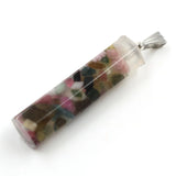 Crystal gravel pendant Amethyst Pendant Square column women's Fashion Pendant Hexagonal Natural Crystal Quartz Healing