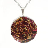 Colorful crystal dropper pendant Amethyst powder gravel crystal Fashion Pendant Crystal Quartz Healing For Women and girls