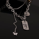 Gold Paperclip Chain Love Letter Charm Necklace Dainty Initial Alphabet Pendant Choker Jewelry Gift for Women