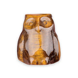 Hand Carved Natura Owl Gemstone Figurine 1.0Inch Animal Statue for Home Decor, Healing Crystals & Thoughtful Gifts