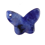 20mm Mini Butterfly Stone Pendant Charm for DIY Jewelry