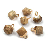 Natural Stone Pendants,Faceted Stone Rose Quartz Tiger eye  Charms for DIY Bracelet Necklace Jewelry versatile DIY Bracelet