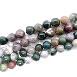 Natural Loose Crystal Beads for Jewelry Making - Polished Round Gemstone Strand