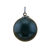 20mm Natural Polished Crystal Sphere Pendant Charms, Round Gemstone Ball DIY Jewelry Making Supplies Chakra Healing Pendant for Necklace Craft