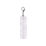 Gemstone Cylinder Pendant – 8x30mm Crystal Charm for Necklace, Keychain & Bag Tag – Healing Stone Jewelry for Women & Men