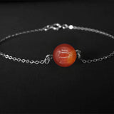 Real Gemstone Chain Bracelet Aromatherapy Essential Oil Diffuser Bracelet - Natural Gemstone Beads Healing Crystal Bracelet