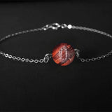 Real Gemstone Chain Bracelet Aromatherapy Essential Oil Diffuser Bracelet - Natural Gemstone Beads Healing Crystal Bracelet