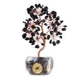 Handmade Natural Stone Money Tree Decor | Exquisite Crystal Bonsai Ornament for Prosperity & Healing | Unique Office & Home Gift #SP1880