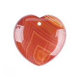 30MM Heart Crystal Gemstone Charms with Hole Punk Style Love Shaped Pendant DIY to Make Necklace & Keychain