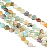 Loose 10MM Heart Gemstone Beads for DIY Jewelry (Approx 40PCS/Strand & 38CM)