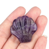 30mm Natural Crystal Shell Figurine | 30mm Natural Gemstone Pocket Stone Party & Home Decor