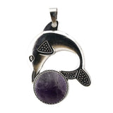 Natural Amethyst Crystal Pendant Collection • Multi-Style Purple Quartz Necklace Charm