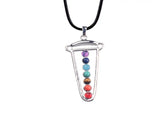 7 Chakra Mixed Metal Pendants, Silver‑Plated Alloy Chakra Stone Charms, Om Tree of Life Infinity Symbol Reiki Yoga Spiritual Jewelry for Necklace Making