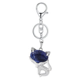 Natural Fox Keychain Crystal Energy Stone Pendant for Women’s Fashion Jewelry