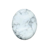 Polished Natural Crystal Oval Worry Stone, Multi Gemstone Thumb Massage Pocket Stone Anxiety Relief Reiki Healing Worry Stone