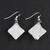 Fashion New Agate Crystal David Star Merkabar Pendulum Necklace Earrings Craft Gemstones For Decoration