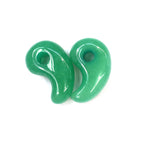 Comma Shape Natural Stone Pendant, Polished Crystal Agate Charms for DIY Necklace Bracelet Jewelry Making