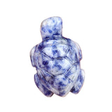 26-28mm Hand-Carved Crystal Turtle Figurine | Natural Gemstone Tortoise Sculpture for Home Decor & Reiki