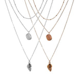 Bohemia Women Gold Laying Necklace Pendant Gold Choker Necklace Vintage Dainty Handmade Necklaces for Women and Girls