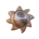 30mm Natural Crystal Hollow Flower Pendant | Hand-Carved Plum Blossom Gemstone for DIY Jewelry