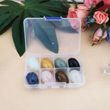 20x30mm Egg-Shape Gemstones for Home Decoration Healing Balancing  8PCS In Box