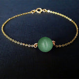 Real Gemstone Chain Bracelet Aromatherapy Essential Oil Diffuser Bracelet - Natural Gemstone Beads Healing Crystal Bracelet