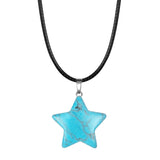 Natural Stone Star Shape Healing Stone Pendant Chakra Crystal Gemstone Charms for Necklace Earring Bracelet Jewelry Making