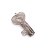 Fashion Heart Key Necklace Pendant with Natural Crystal Stone Pendant For Women and Men Jewelry Making
