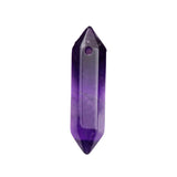 Top Cross-Drilled Crystal Point Beads • Hexagonal Column Natural Gemstone Charms • DIY Handmade Jewelry Crafting Healing Stones