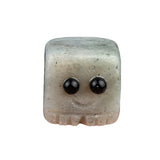Mini Crystal Ghost Monster Statue - 20mm Assorted Colorful Genuine Stones Pixel Game Totem Office Stress Relief Toy