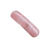 10×36mm Smooth Curve Natural Stone Pendant | Polished Red Jasper Bead for DIY Bracelet & Jewelry Making