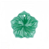 Hand Carved Natural Stone Flower Pendant 20MM Mixed Gemstone Loose Charm Bead for Handmade Jewelry Accessories Craft