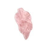 Natural Gemstone Leaf Pendants: Carved Crystal Healing Stones for Jewelry Making & Boho Home Decor