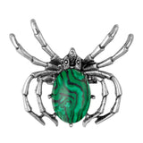 Spider Brooches for Women Men,Clothes and Bags Decoration Ornament Love Friendship Buddies,Gemstone Pendant Necklace Balance