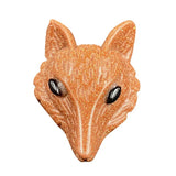 Hand Carved Natural Crystal Fox Head Pendant Spirit Animal Totem Healing Gemstone Ornament for DIY Necklace & Christmas Gift Home Decor