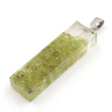 Crystal pendant Amethyst pendant  Rectangular Crystal Stone cylindrical lady Pendant Hexagonal Natural Crystal Quartz Healing