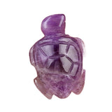 26-28mm Hand-Carved Crystal Turtle Figurine | Natural Gemstone Tortoise Sculpture for Home Decor & Reiki
