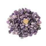 Genuine Crystal Crushed Stones • 100g Irregular Loose Healing Beads for Reiki Cleansing, Orgonite & Witchcraft Supplies