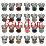 High Quality Natural Colorful Gem Stone Alloy Butterfly Pendant Fashion Women Jewelry Accessories for Children's Party Necklace