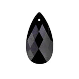 Genuine Agate Faceted Teardrop Charms: Natural Stone Pendant for Handmade Jewelry & DIY Crafting