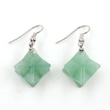Fashion New Agate Crystal David Star Merkabar Pendulum Necklace Earrings Craft Gemstones For Decoration
