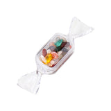 Natural Crystal Chips Candy Shaped Bottle, Healing Gemstone Specimen for Halloween Trick or Treat Gift