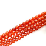 Natural Loose Crystal Beads for Jewelry Making - Polished Round Gemstone Strand