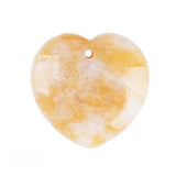 30MM Heart Crystal Gemstone Charms with Hole Punk Style Love Shaped Pendant DIY to Make Necklace & Keychain
