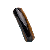 10×36mm Smooth Curve Natural Stone Pendant | Polished Red Jasper Bead for DIY Bracelet & Jewelry Making