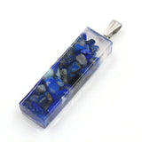Crystal pendant Amethyst pendant  Rectangular Crystal Stone cylindrical lady Pendant Hexagonal Natural Crystal Quartz Healing