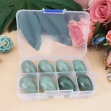 20x30mm Egg-Shape Gemstones for Home Decoration Healing Balancing  8PCS In Box