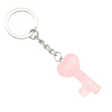 Symbolic Heart Key Crystal Keychain | Natural Healing Stone Pendant Bag & Key Charm