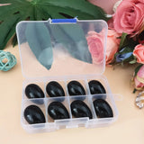 20x30mm Egg-Shape Gemstones for Home Decoration Healing Balancing  8PCS In Box